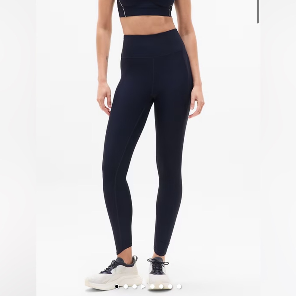 Athleta Pace Setter Navy Tight